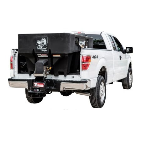 Buyers Products 1 cu yd Tailgate Slide-In Spreader W/ Extended Chute For Salt & Sand, Poly/Stainless Steel SHPE1000X